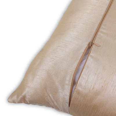 طقم غطاء وسادة مزخرف مقاس 16 × 16 بوصة من ريجال كريم مكون من قطعتين