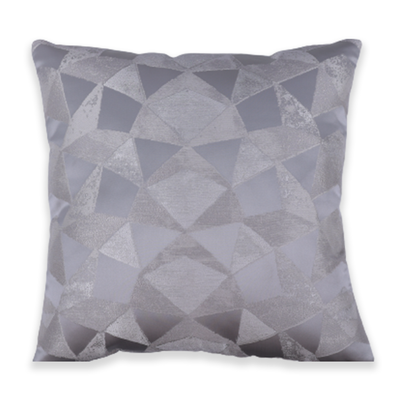 BYFT Crystal Grey 16 x 16 Inch Decorative Cushion Cover Set of 2