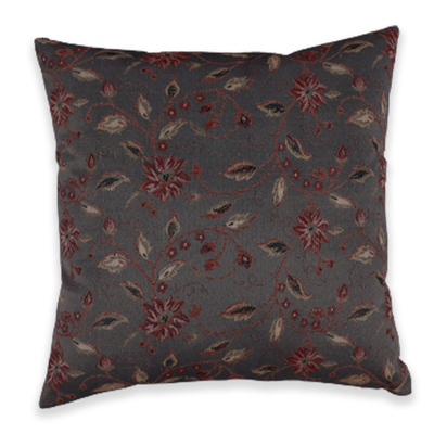 BYFT Blossom Dark Grey 16 x 16 Inch Decorative Cushion & Cushion Cover Set of 2