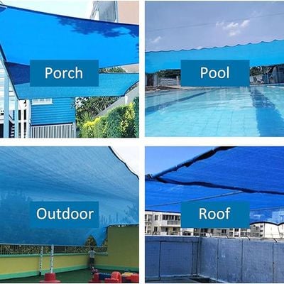 Blue Shade Netting 150 GSM - 3x40 MTRS, Sunblock Shade for Outdoor Garden