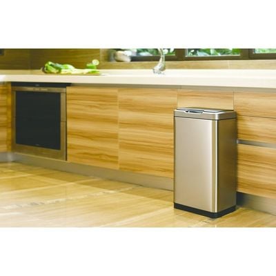 Eko Mirage Sensor Bin 30Lt, Stainless Steel, Matt S/S, 25 X 37 X 62 Cm