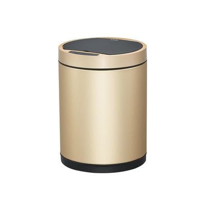 Eko Motion Sensor Operated Soft Open And Close Lid Round Bin 35L Gold Bin