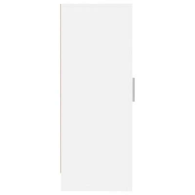 vidaXL Shoe Cabinet White 32x35x92 cm Engineered Wood