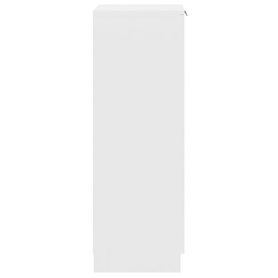 vidaXL Shoe Cabinet White 30x35x100 cm Engineered Wood