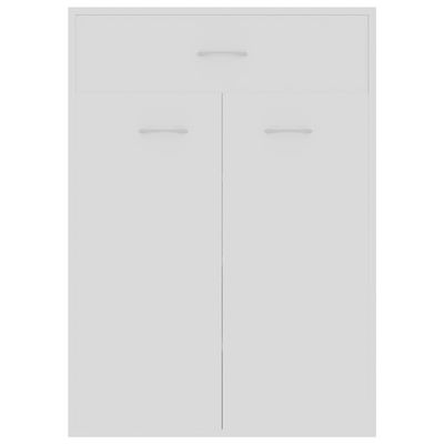 vidaXL Shoe Cabinet White 60x35x84 cm Engineered Wood