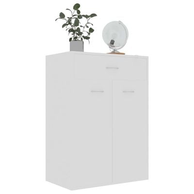 vidaXL Shoe Cabinet White 60x35x84 cm Engineered Wood