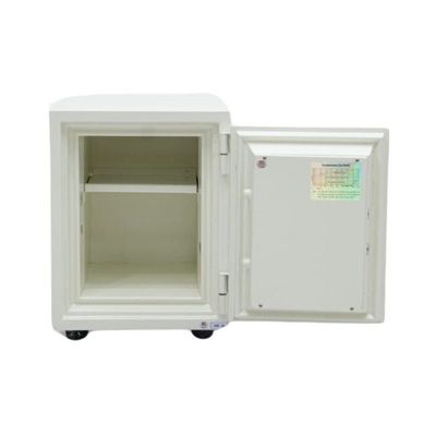 Modren Design Security Safe Locker Stainless Steel 45 KG - White Green 2 Keys Safe Locker Box Fire Resistant, Waterproof