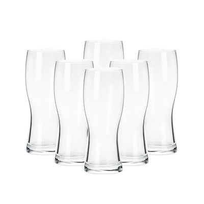 Borgonovo Koblenz 0.4 Beer Glass  530ML Set Of 6