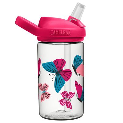 CAMELBAK, eddy+ Kids Water Bottle 14oz, Colorblock Butterflies