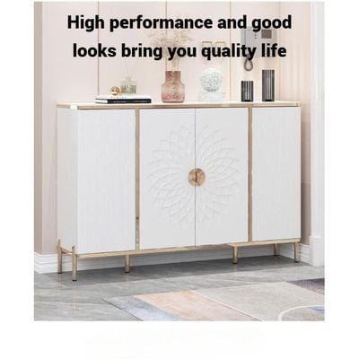 Shoe Cabinet Keeper Shoe Rack 140cm -White