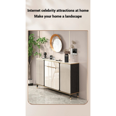 Shoe Cabinet Keeper Shoe Rack 160cm - Off White