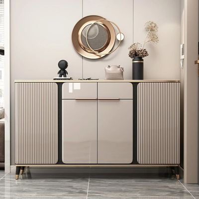 Shoe Cabinet Keeper Shoe Rack 160cm - Off White