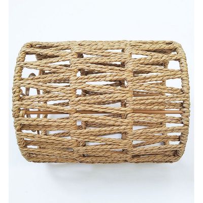 Hand Woven Rattan Cage Pendant Light Cover With Aesthetic Design (Size 12x15CM)