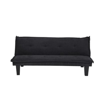 Modern Design SOFA CUM BED blue  3 Seater Sofa Soft Fabric 3-Seater Sofa,Made of finiest Fabric sofa cum bed is Foldable Futon Bed for Living Room – BLACK