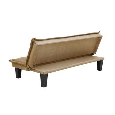 Modern Design SOFA CUM BED blue  3 Seater Sofa Soft Fabric 3-Seater Sofa,Made of finiest Fabric sofa cum bed is Foldable Futon Bed for Living Room  BEIGE