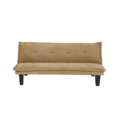 Modern Design SOFA CUM BED blue  3 Seater Sofa Soft Fabric 3-Seater Sofa,Made of finiest Fabric sofa cum bed is Foldable Futon Bed for Living Room  BEIGE
