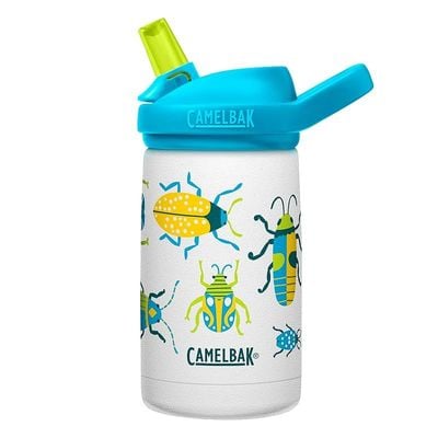 Camelbak Eddy+ Kids 12 Oz Bottle, Insulated Stainless Steel With Straw Cap - Leak Proof When Closed,Bugs!