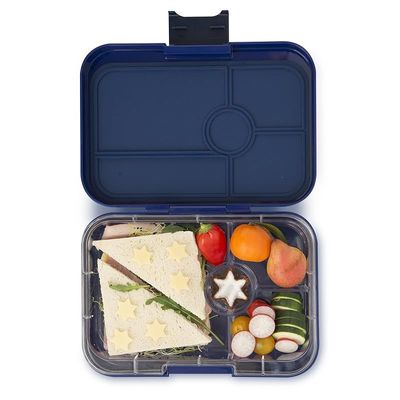 Yumbox Tapas Large Size 4 Compartment Leakproof Bento Lunch Box For Kids, Teens And Adults (Portofino Blue)