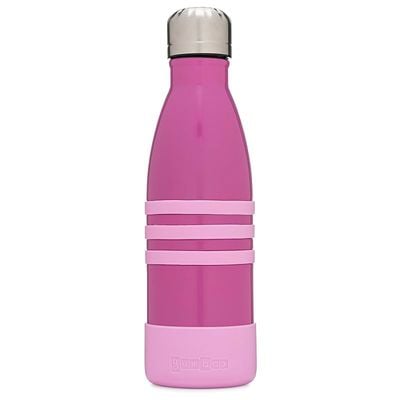 Yumbox Aqua Stainless Steel Triple Insulated Water Bottle 14 Oz/ 420 Ml (Pacific Pink)