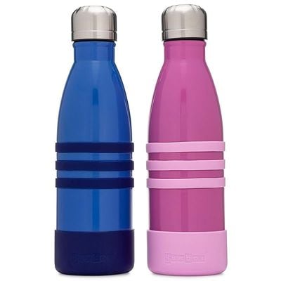 Yumbox Aqua Stainless Steel Triple Insulated Water Bottle 14 Oz/ 420 Ml (Pacific Pink)