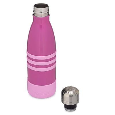 Yumbox Aqua Stainless Steel Triple Insulated Water Bottle 14 Oz/ 420 Ml (Pacific Pink)