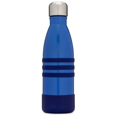 Yumbox Aqua Stainless Steel Triple Insulated Water Bottle 14 Oz/ 420 Ml (Ocean Blue)