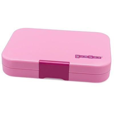 Yumbox Tapas Leakproof Bento Box, Lunch Box For Women, Teens And Kids, Large Size, 4 Compartment Tray With Large Section For Sandwich, Salads Plus Sides And Dip Well (Capri Pink - Rainbow)