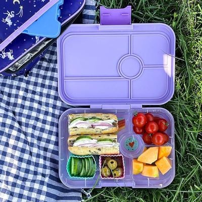 Yumbox Tapas Larger Size - 4 Compartment Leakproof Bento Lunch Box For Pre-Teens, Teens &Amp