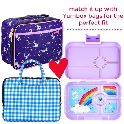 Yumbox Tapas Larger Size - 4 Compartment Leakproof Bento Lunch Box For Pre-Teens, Teens &Amp