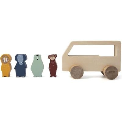 Wooden Animal Bus