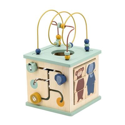 Wooden 5-In-1 Activity Cube