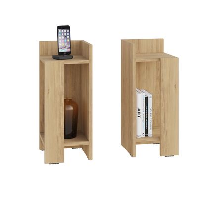 Mourah Elos Nightstand Set - Oak - 2 Years Warranty