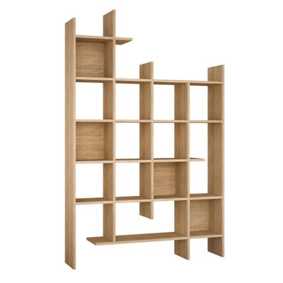 Mourah Manco Bookcase - Oak/Oak - 2 Years Warranty