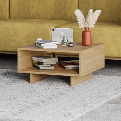 Mourah Hola Coffee Table Oak/Oak - 2 Years Warranty