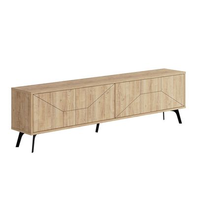 Dune Tv Stand Up To 70 Inches With Storage -  Oak - 2 Years Warranty