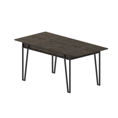 Mourah Pal Dining Table - Dark Coffee - 2 Years Warranty