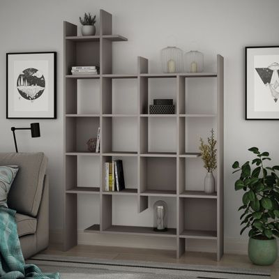 Mourah Manco Bookcase - Light Mocha/Light Mocha - 2 Years Warranty