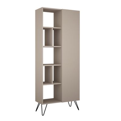 Mourah Jedda Bookcase - Light Mocha/Light Mocha - 2 Years Warranty