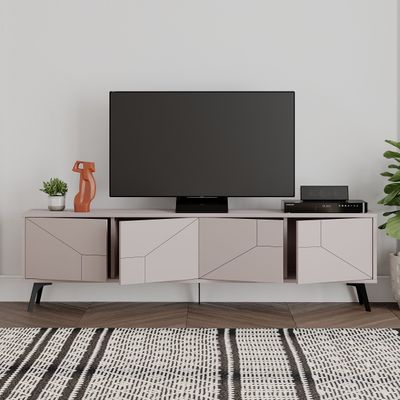 Dune Tv Stand Up To 70 Inches With Storage -  Light Mocha - 2 Years Warranty