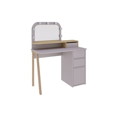 Mourah Avien Dressing Table - Light Mocha/Oak - 2 Years Warranty