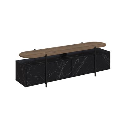 Mourah Hanley Tv Stand Up To 65 Inches With Storage - Bendir/ Hitit- 2 Years Warranty