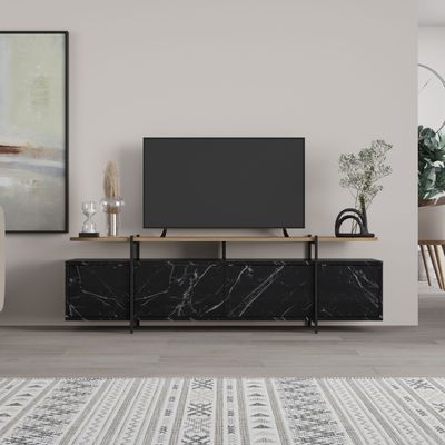 Mourah Hanley Tv Stand Up To 65 Inches With Storage - Bendir/ Hitit- 2 Years Warranty