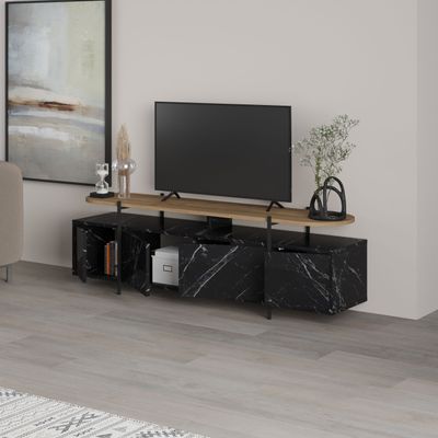 Mourah Hanley Tv Stand Up To 65 Inches With Storage - Bendir/ Hitit- 2 Years Warranty