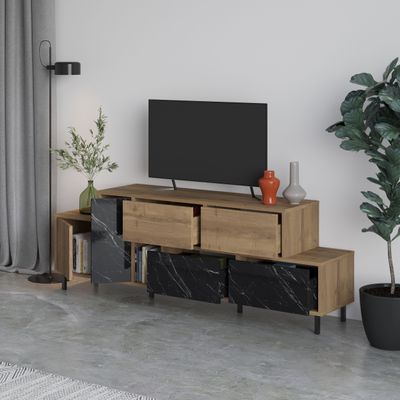 Mourah Hermes Tv Stand Up To 50 Inches With Starage - Hitit/Bendir - 2 Years Warranty