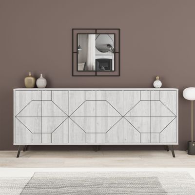 Mourah Dune Console 181 - Ancient White - 2 Years Warranty