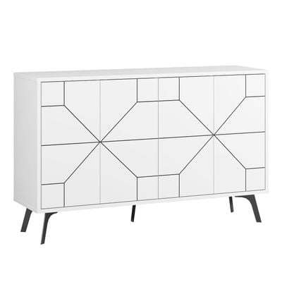 Mourah Dune Console - White - 2 Years Warranty