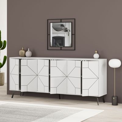 Mourah Dune Console 183 - White - 2 Years Warranty