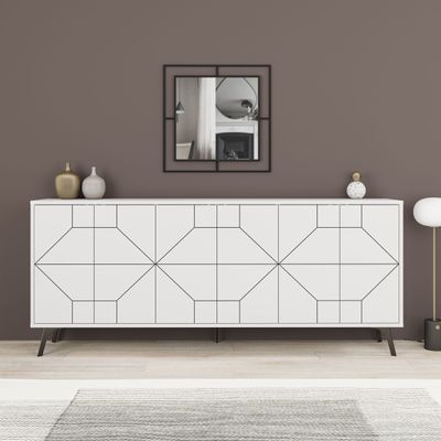 Mourah Dune Console 183 - White - 2 Years Warranty