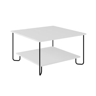 Mourah Marbo Coffee Table White/White - 2 Years Warranty