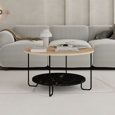 Mourah Corro Coffee Table Oak/Lotus - 2 Years Warranty